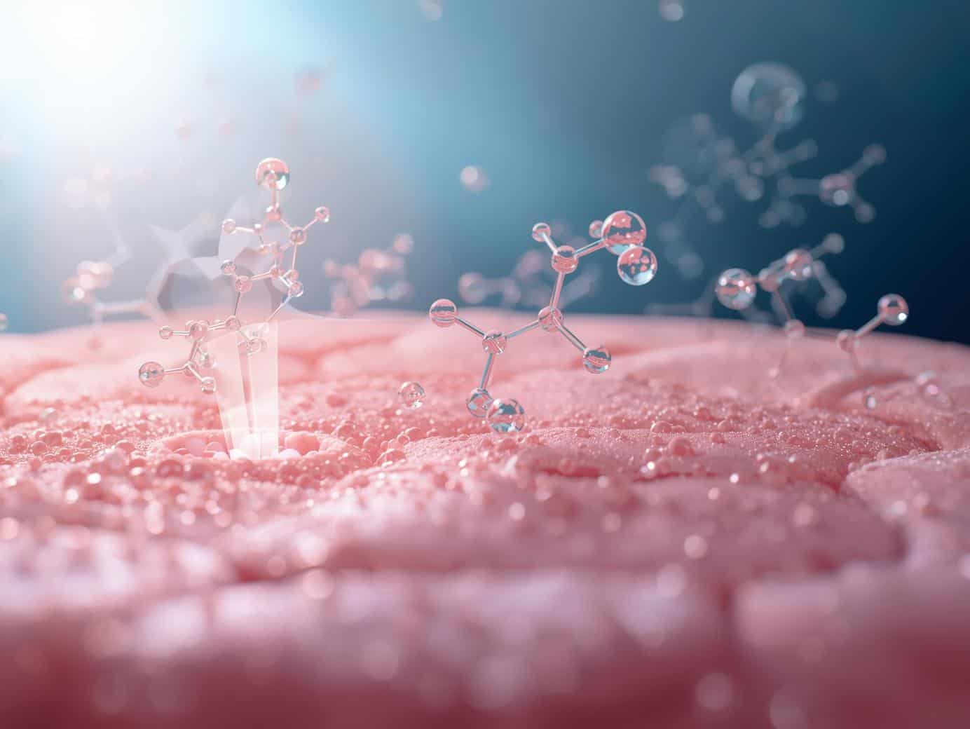 Unsaponifiables molecules in natural skincare ingredients.